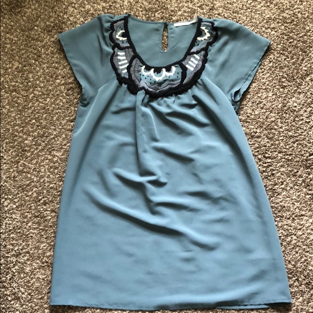 Blue Baby Doll Dress